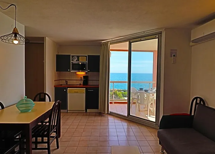 Studio Climatise Avec Vue Mer, Piscine Et Parking - Fr-1-472A-134 דירה