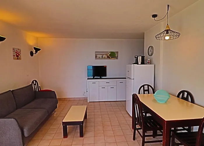 Studio Climatise Avec Vue Mer, Piscine Et Parking - Fr-1-472A-134 דירה