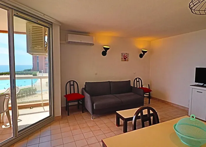 דירה Studio Climatise Avec Vue Mer, Piscine Et Parking - Fr-1-472A-134 *